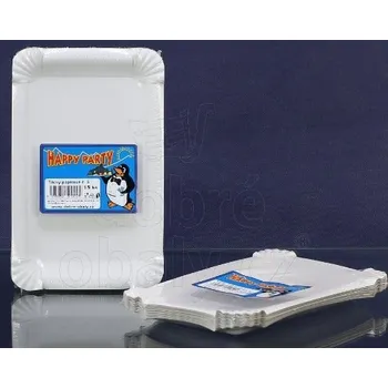 Jednorázové nádobí Tácky papírové, 20ks