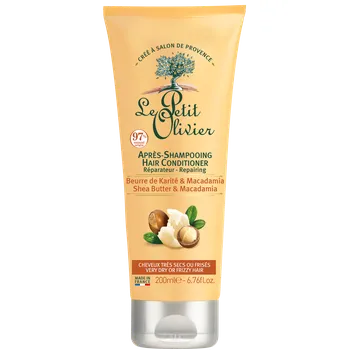 Le Petit Olivier Regenerační kondicionér pro suché vlasy s bambuckým máslem a makadamiovým olejem (Kondicionér na vlasy) 200 ml