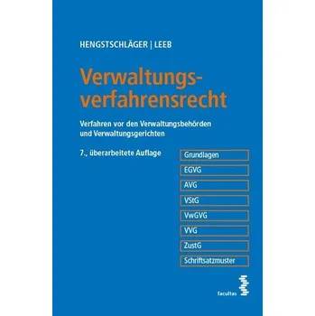 Verwaltungsverfahrensrecht - Hengstschläger, Johannes [DE] (2023, Brožovaná, facultas.wuv Universitäts)