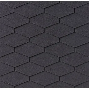 asfaltová šindel IKO premium šindele MONARCH DIAMANT 01 - Černá