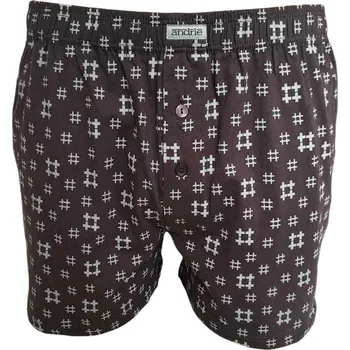 Trenýrky Andrie PS 5760 šedé pánské trenýrky Barva: šedá, Velikost: 3XL