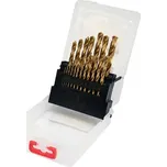 Sada vrtáků do železa HSS-TiN 19ks 1-10mm