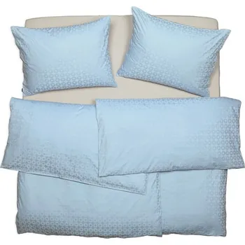 Povlečení SCANquilt povlečení ELEGANT světle modrá blankytná 140 x 200/70 x 90 cm