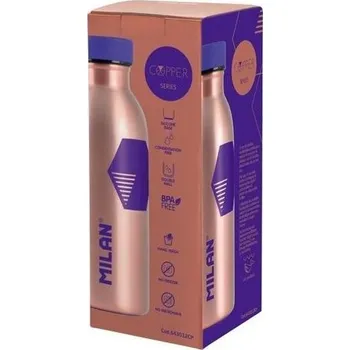 Set školních potřeb Butelka termiczna 354ml Copper fioletowa MILAN