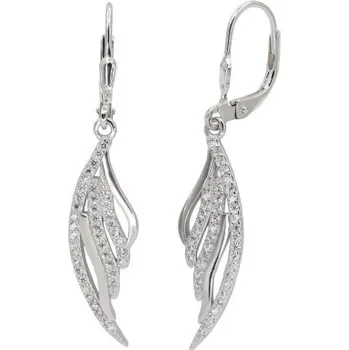 Náušnice Stříbrné náušnice s klasickým zapínáním