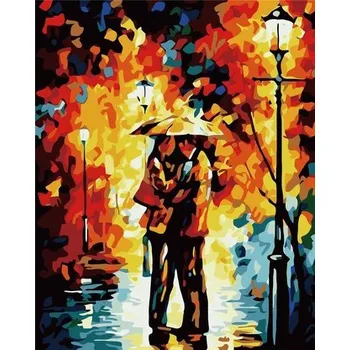 Set školních potřeb Malowanie po numerach - Spotkanie 40x50cm