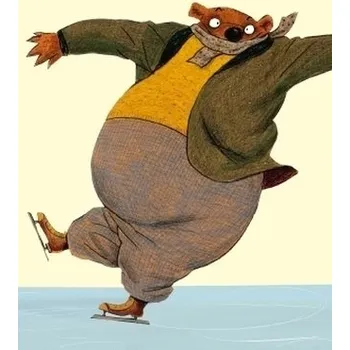 Diář Schlittschuhe, Postkarten - Erlbruch, Wolf