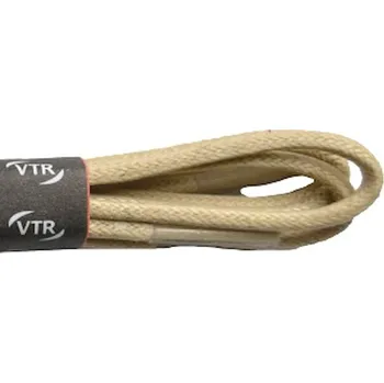 Tkaničky do bot Voskované tkaničky tenké béžové, délka 80 cm