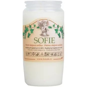 Svíčka Svíčka olejová Sofie - 80 g bílá