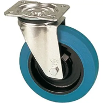 Pojezdové kolečko NGE 100/GR Otočné kolo s modrou obručí 0240472