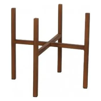 Květináč Kovový stojan na květináč Mica ASCOT, rozměr 24 x 25 cm, rezavý