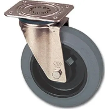 Pojezdové kolečko NHX 160/GR Otočné kolo s šedou obručí 0240024