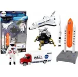 Zestaw figurek kosmos statek kosmiczny 8 el.