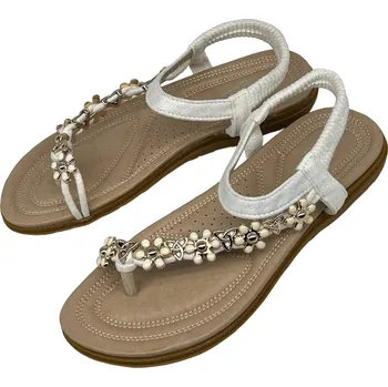 Dámské sandále Ctogo Dámské bílé sandály Barva: Bílá, Velikost: 40