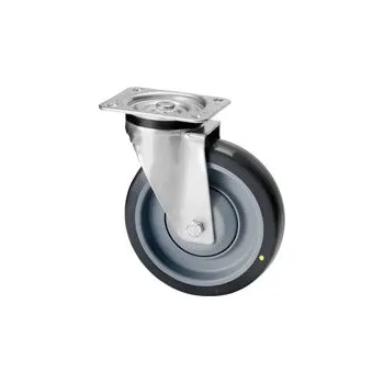 Pojezdové kolečko DHK 200/GR Otočné kolo s šedou antistatickou obručí 0221840