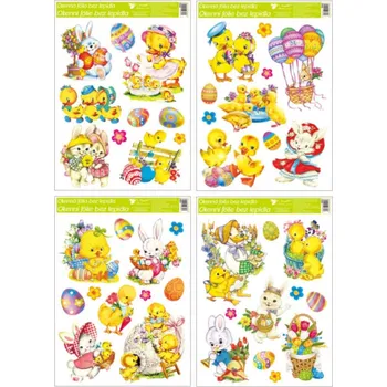 Okenní dekorace Anděl Přerov Okenní fólie velikonoční 30 x 42 cm