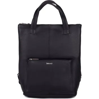 Městský batoh Dámský kožený batoh do města SG-9061 černý