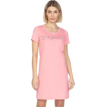 Dámská noční košile Dámská noční košile Regina 121 růžová XXXL