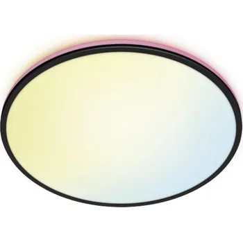 WiZ Rune přisazené LED svítidlo 21W 2100lm 2700-6500K RGB IP20 40cm, černé