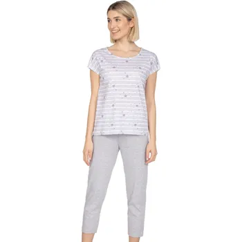 Dámské pyžamo Dámské pyžamo Regina 656 šedá XL