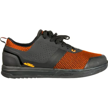Pánské cyklistické tretry Cyklistické tretry KTM FACTORY ENDURO SHOES FLAT CASUAL Barva: Oranžová, Velikost: 45