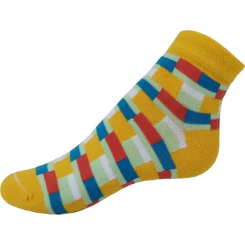 Pánské ponožky VšeProBoty ponožky TRENDY žluté, velikost 32-33