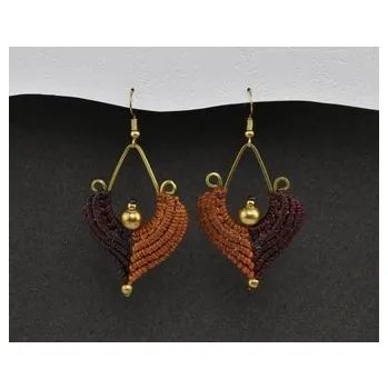 Náušnice Náušnice drhané Kapka - K