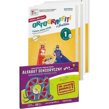 Předškolní výuka Ortograffiti z Bratkiem 1. Wersja 90 min pom. dyd. - Izabela Mańkowska