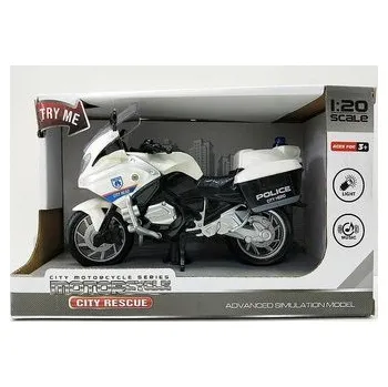 Hra na zahradu Motocykl policyjny 1:20