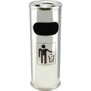 Odpadkový koš 3-dílná sada odpadkových košů s popelníkem