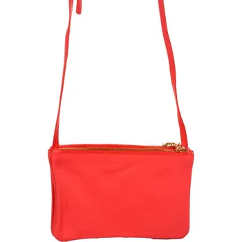 Kabelka Dámská kožená kabelka přes rameno 1352 oranžová/červená P.