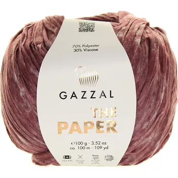 Příze Gazzal The Paper 3959 suchá růže