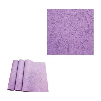 Silikonová reliéfní podložka květiny - Cakesicq