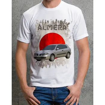 Pánské tričko tričko Nissan Almera 128 (Trička s motivy aut)