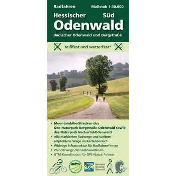 Radfahren, Hessischer Odenwald Süd / Badischer Odenwald und Bergstraße 1:30000 - Messer, Michael
