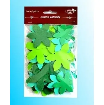 Set školních potřeb Kwiatki tonacja zielona 60szt