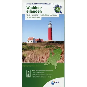 Wadden Eilanden (Texel / Vlieland / Terschelling / Ameland / Schiermonnikoog) 1:100 000