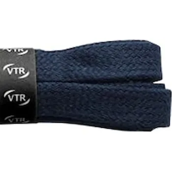 Tkaničky do bot Bavlněné tkaničky ploché tmavě modré, délka 70 cm