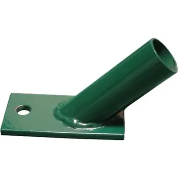 Plotový sloupek Patka boční vzpěry ZnPVC D38mm zelená