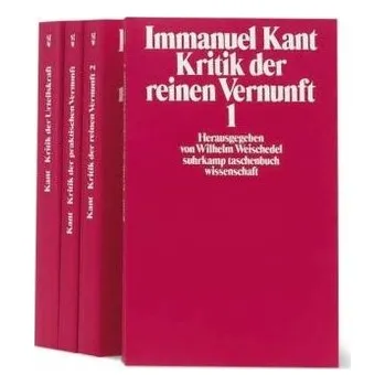 Učebnice Kritik der reinen Vernunft 1, Kritik der reinen Vernunft 2; Kritik der praktischen Vernunft, Grundlegung zur Metaphysik der Sitt - Immanuel Kant