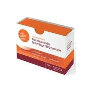 Last Minute Check - Pharmazeutische Technologie/Biopharmazie - Weidenauer, Uwe