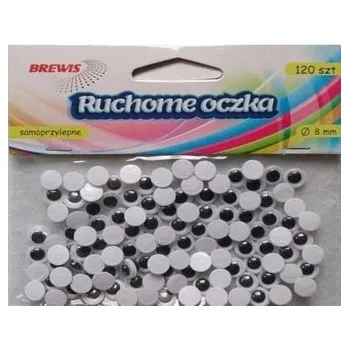 Set školních potřeb Ruchome oczka 8mm 120szt