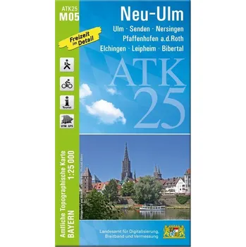 ATK25-M05 Neu-Ulm (Amtliche Topographische Karte 1:25000) - Landesamt für Denkmalpflege Hessen
