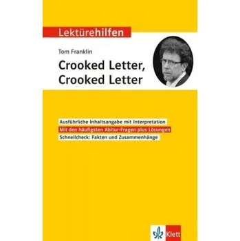Anglický jazyk Lektürehilfen Tom Franklin Crooked Letter, Crooked Letter