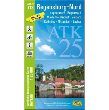 ATK25-I13 Regensburg-Nord (Amtliche Topographische Karte 1:25000) - Landesamt für Denkmalpflege Hessen