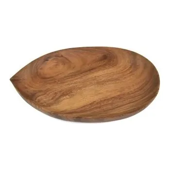 Dřevěný tác Leaf 20 x 30 cm