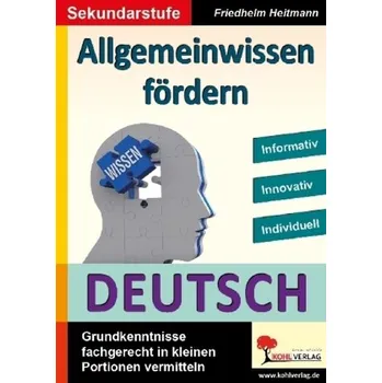 Německý jazyk Allgemeinwissen fördern DEUTSCH - Heitmann, Friedhelm