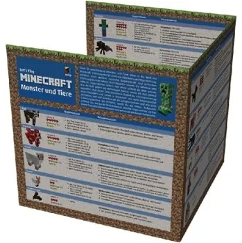 Let's Play MINECRAFT: Monster und Tiere, 1 Falttafel - Braun, Daniel