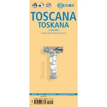 Borch Map Toskana. Toscana / Tuscany