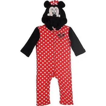 Dívčí oblečení FLÍSOVÝ OVERAL MINNIE baby - velikost 6 m.